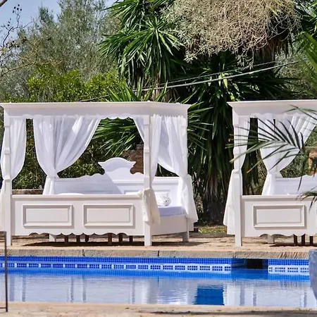 Boda Auf Fincagehoeft, 2 Schlafzimmer, Kueche, Wohnzimmer, Terrasse, Xxl Pool, Wifi, Klima, Yoga * Manacor (Mallorca)