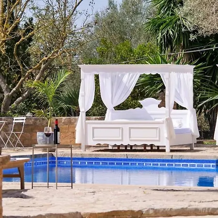 Boda Auf Fincagehoeft, 2 Schlafzimmer, Kueche, Wohnzimmer, Terrasse, Xxl Pool, Wifi, Klima, Yoga Manacor (Mallorca)